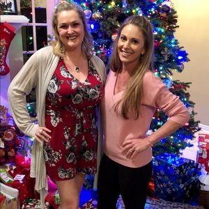 Love Squared V Neck Sleeveless Shorts Romper